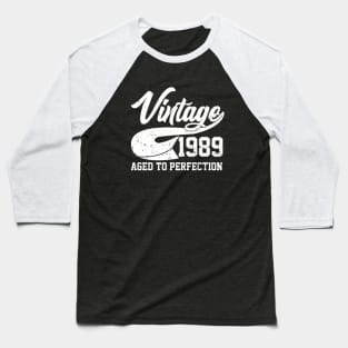 Vintage 1989 Aged To Perfection Baseball T-Shirt